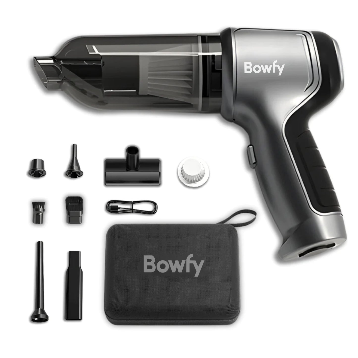Bowfy Akku Handstaubsauger und Gebläse